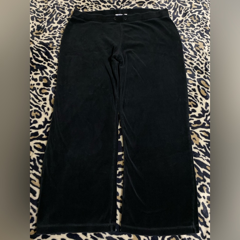 Black wide leg Sweatpants